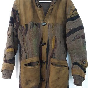 Coogi sweater jacket bomber large